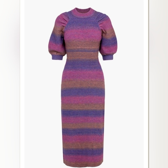 Adelyn Rae Lauren Ombre Sweater Knit Dress - Picture 3 of 7